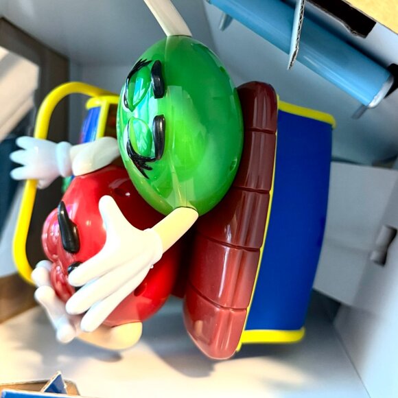 M&M's WILD THING ROLLER COASTER DISPENSER Candy M&M Red/Green Characters 2nd ed - Picture 13 of 16